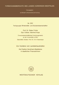 Zur Inzidenz von Landeshaushalten
