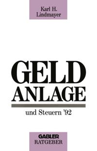 Gabler Geldanlage u. Steuern