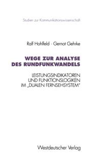 Studien zur Kommunikationswissenschaft