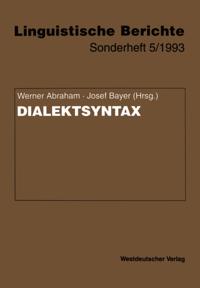Linguistische Berichte Sonderhefte