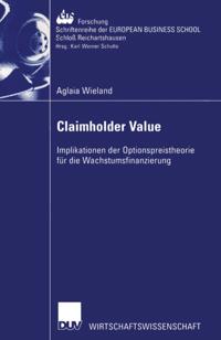 ebs-Forschung, Schriftenreihe der EUROPEAN BUSINESS SCHOOL Schloß Reichartshausen