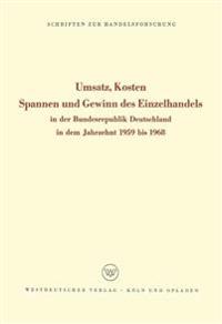 Umsatz, Kosten, Spannen und Gewinn des Einzelhandels