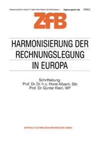 Harmonisierung der Rechnungslegung in Europa
