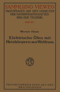 Elektrische Öfen mit Heizkörpern aus Wolfram