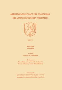 Virusforschung. Zoologisches Institut Bonn Fortschritte der Krebsforschung. Wirtschaftliche und organisatorische Gesichtspunkte für die Verbesserung unserer Hochschulforschung