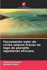 Forçamento solar de ciclos solares fracos no lago do planalto equatorial africano