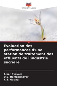 Évaluation des performances d'une station de traitement des effluents de l'industrie sucrière