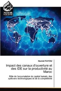 Impact des canaux d'ouverture et des IDE sur la productivité au Maroc