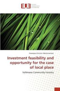Investment feasibility and opportunity for the case of local place