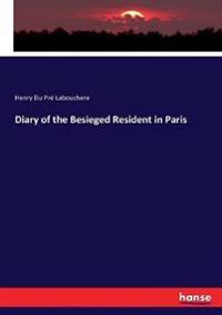 Kirjan kansi "Diary of the Besieged Resident in Paris"