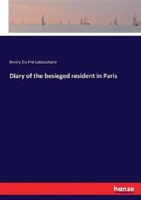 Kirjan kansi "Diary of the Besieged Resident in Paris"