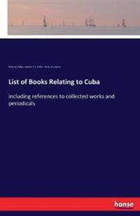 List of Books Relating to Cuba