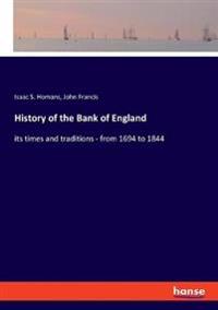 History of the Bank of England