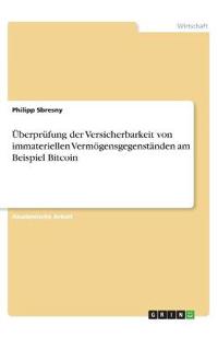 Überprüfung der Versicherbarkeit von immateriellen Vermögensgegenständen am Beispiel Bitcoin