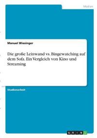 Die große Leinwand vs. Bingewatching auf dem Sofa. Ein Vergleich von Kino und Streaming