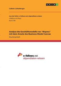 Analyse des Geschäftsmodells von "Waymo" mit dem Ansatz des Business Model Canvas