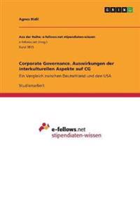 Corporate Governance. Auswirkungen der interkulturellen Aspekte auf CG