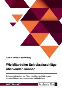 Wie Mitarbeiter Schicksalsschläge überwinden können. Einflussmöglichkeiten von Führungskräften zur Stärkung der Leistungsfähigkeit von Unternehmen und Individuen