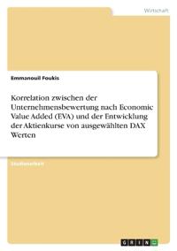 Korrelation zwischen der Unternehmensbewertung nach Economic Value Added (EVA) und der Entwicklung der Aktienkurse von ausgewählten DAX Werten
