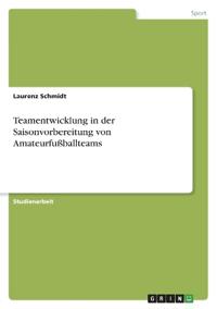 Teamentwicklung in der Saisonvorbereitung von Amateurfußballteams