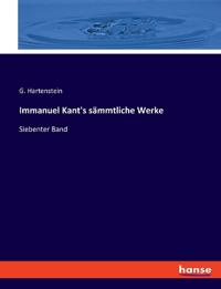 Immanuel Kant's sämmtliche Werke