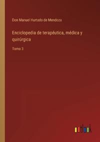 Kirjan kansi "Enciclopedia de terapéutica, médica y quirúrgica"