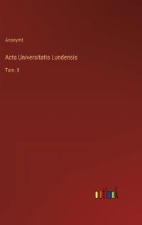 Acta Universitatis Lundensis