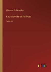 Cours familier de littérture