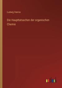 Kirjan kansi "Die Haupttatsachen der organischen Chemie"