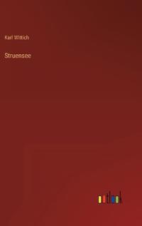 Kirjan kansi "Struensee"