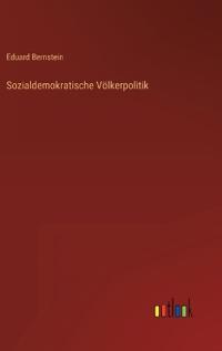 Kirjan kansi "Sozialdemokratische Völkerpolitik"
