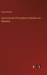 Kirjan kansi "Geschichte der Philosophie im Altertum und Mittelalter"