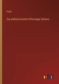 Kirjan kansi "Zur prähistorischen Ethnologie Italiens"