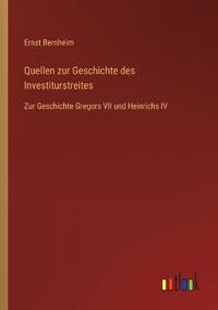 Kirjan kansi "Quellen zur Geschichte des Investiturstreites"