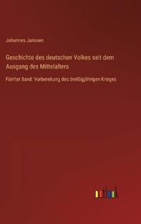 Kirjan kansi "Geschichte des deutschen Volkes seit dem Ausgang des Mittelalters"