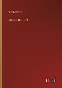 Oskische Bleitafel