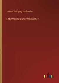 Ephemerides und Volkslieder