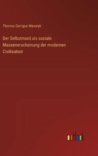 Kirjan kansi "Der Selbstmord als sociale Massenerscheinung der modernen Civilisation"