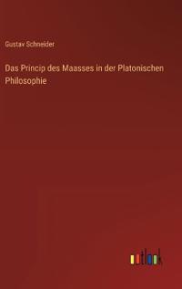 Bokomslag för "Das Princip des Maasses in der Platonischen Philosophie"