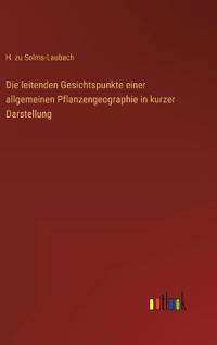 Kirjan kansi "Die leitenden Gesichtspunkte einer allgemeinen Pflanzengeographie in kurzer Darstellung"