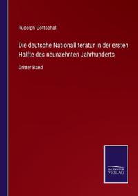 Kirjan kansi "Die deutsche Nationalliteratur in der ersten Hälfte des neunzehnten Jahrhunderts"