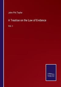 Kirjan kansi "A Treatise on the Law of Evidence"
