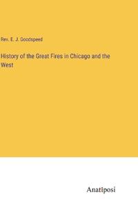 Bokomslag för "History of the Great Fires in Chicago and the West"