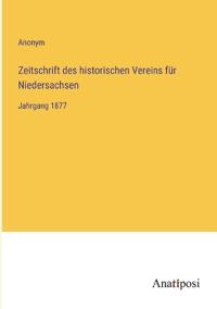 Bokomslag för "Zeitschrift des historischen Vereins für Niedersachsen"