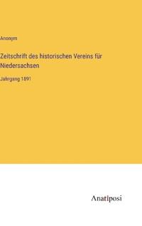 Bokomslag för "Zeitschrift des historischen Vereins für Niedersachsen"