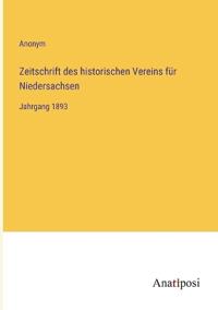 Bokomslag för "Zeitschrift des historischen Vereins für Niedersachsen"