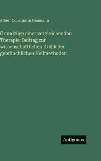 Grundzüge einer vergleichenden Therapie