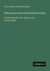 Beitrag zur Fauna Centralpolynesiens