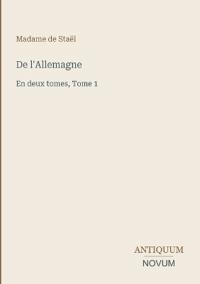 De l'Allemagne