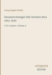 Reseanteckningar från Orienten åren 1843-1849